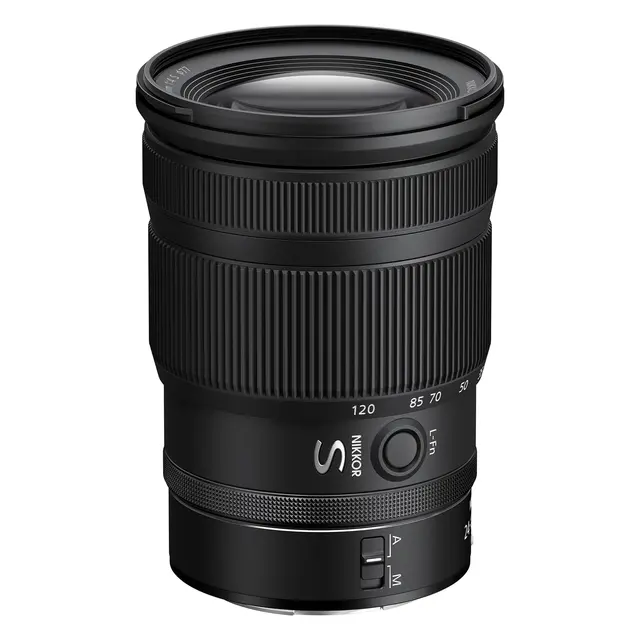 Nikon Nikkor Z 24-120mm f/4 S Std Zoom med stort område. 