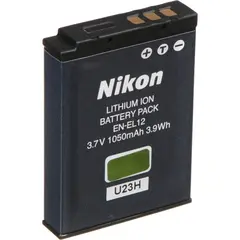 Nikon EN-EL12 Batteri Til Coolpix W300,S610,S610C,S70 og S1000