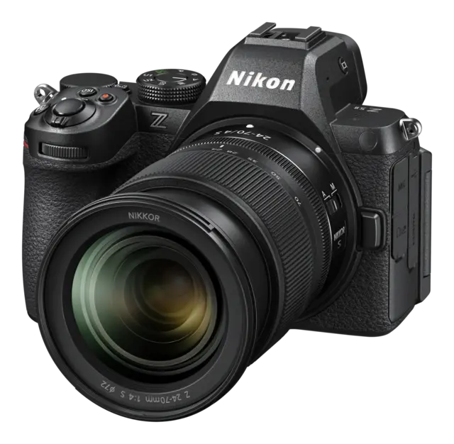 Nikon Z5 II Kit med 24-70 f/4 S 24.5MP, 64000 ISO, 4K, Værbestandig 