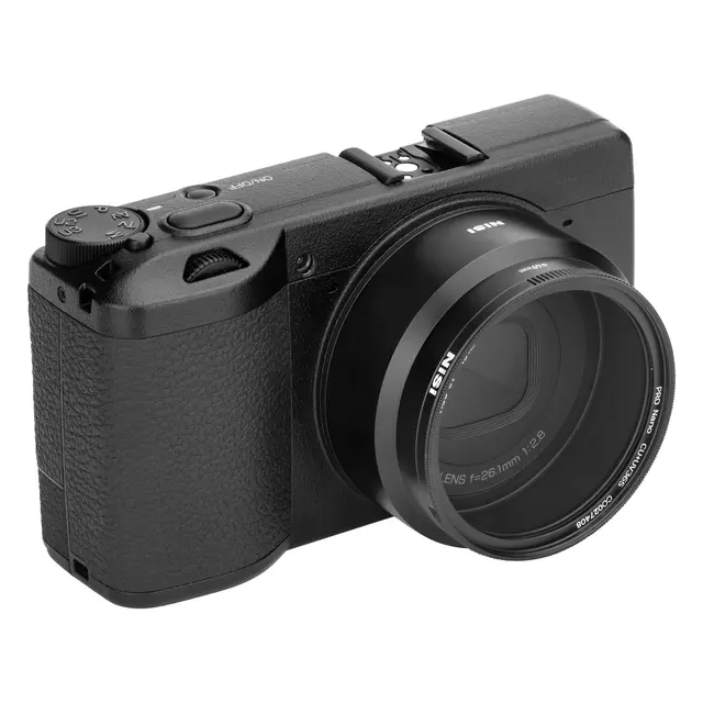 NiSi Lens Adapter & Ring Caps GR IIIx Adapter Ricoh GR IIIX m/frontringer 