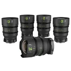 NiSi Cine Lens Set Athena Prime RF-Mount 14/25/35/50/85mm + Filter og Hardcase