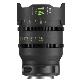 NiSi Cine Lens Set Athena Prime E-Mount 14/25/35/50/85mm + Filter og Hardcase