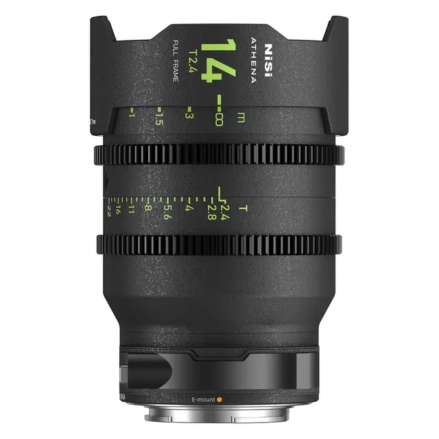 NiSi Cine Lens Set Athena Prime PL-Mount 14/25/35/50/85mm + Filter og Hardcase 