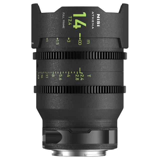 NiSi Cine Lens Set Athena Prime RF-Mount 14/25/35/50/85mm + Filter og Hardcase 