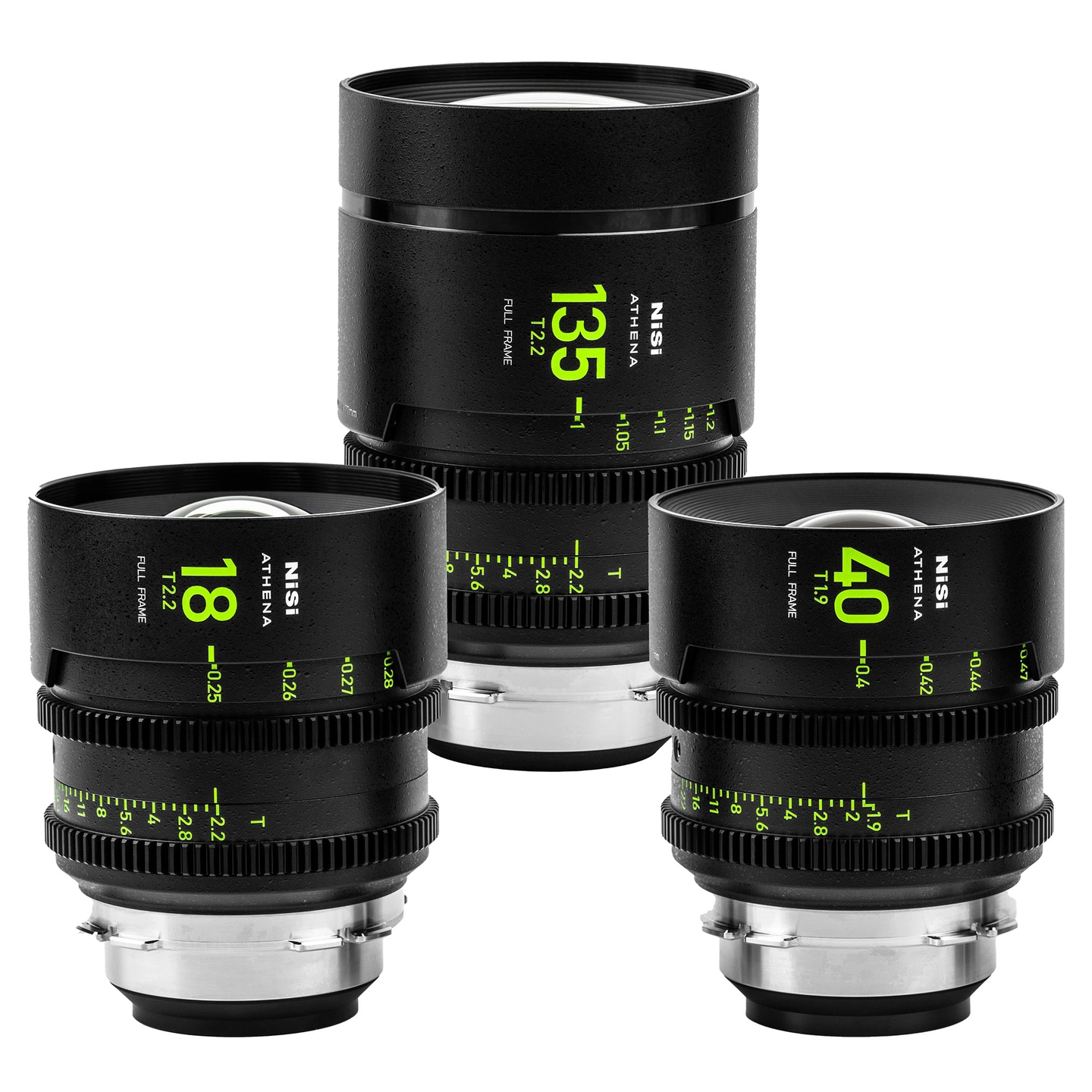 NiSi Athena Prime Cine Lens Set 3 E E-Mount 18-40-135mm + Hardcase