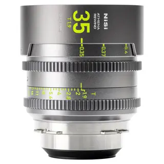 NiSi Athena Prime Rewind 35mm T1.9 Cine Lens. PL-Mount