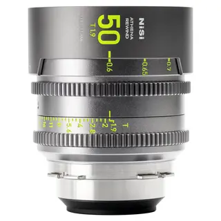 NiSi Athena Prime Rewind 50mm T1.9 Cine Lens. PL-Mount