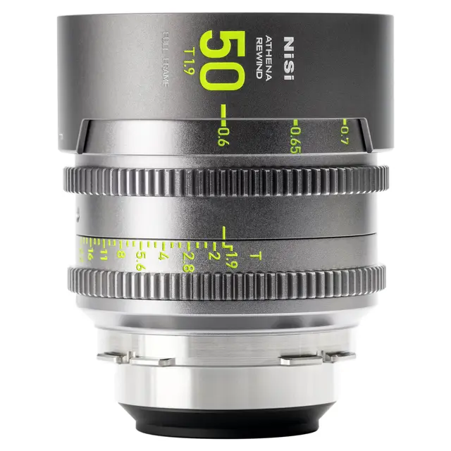 NiSi Athena Prime Rewind 50mm T1.9 Cine Lens. PL-Mount 
