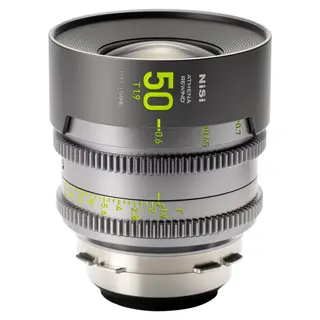 NiSi Athena Prime Rewind 50mm T1.9 Cine Lens. PL-Mount