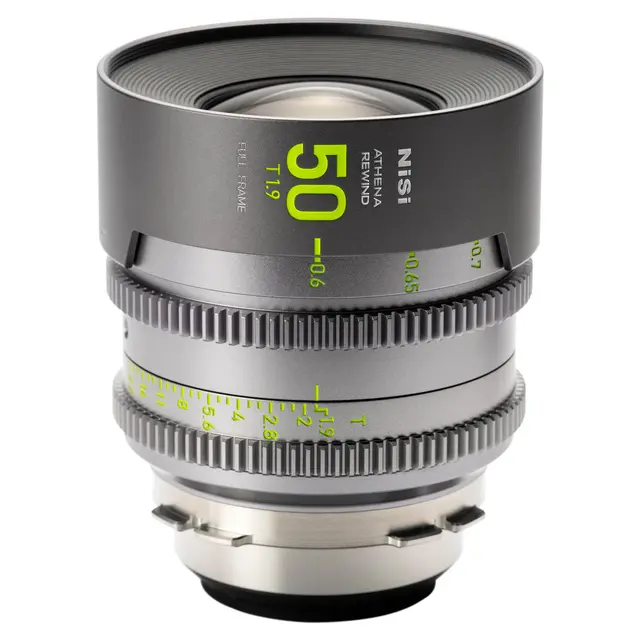 NiSi Athena Prime Rewind 50mm T1.9 Cine Lens. PL-Mount 