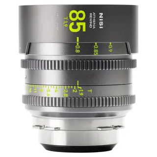 NiSi Athena Prime Rewind 85mm T1.9 Cine Lens. PL-Mount