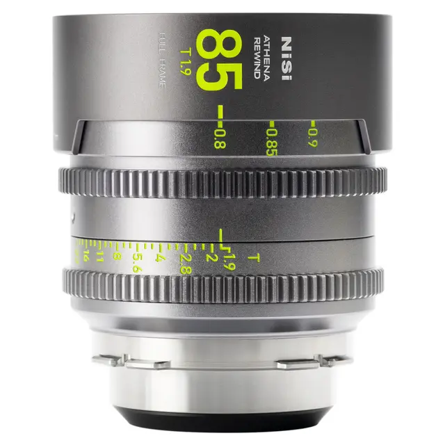 NiSi Athena Prime Rewind 85mm T1.9 Cine Lens. PL-Mount 