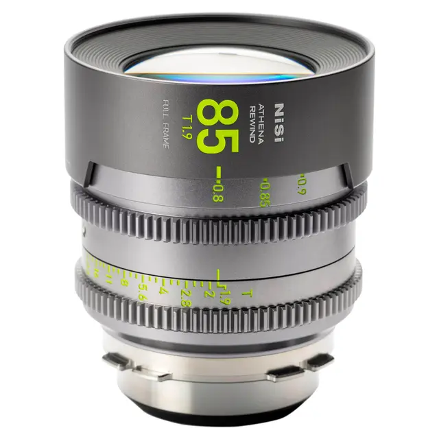 NiSi Athena Prime Rewind 85mm T1.9 Cine Lens. PL-Mount 