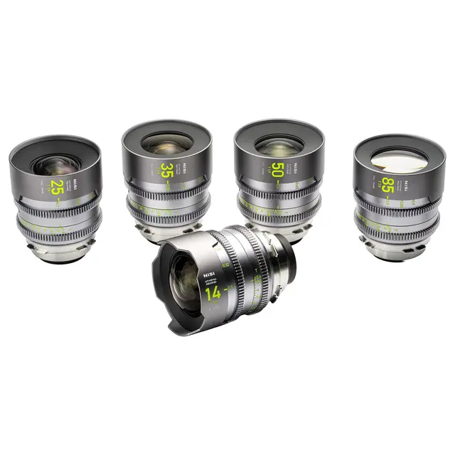 NiSi Athena Prime Rewind 5-Lens Set 14/25/35/50/85mm. PL-Mount 