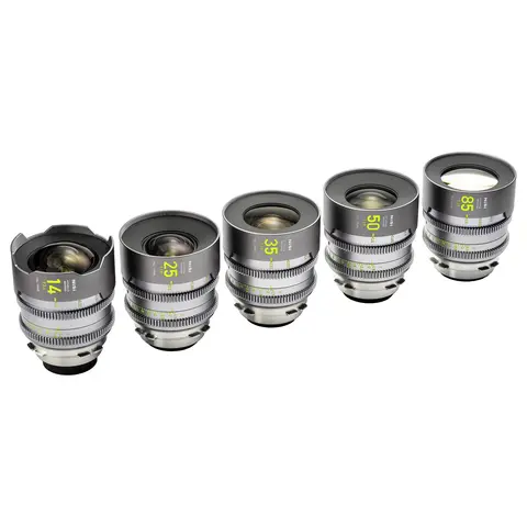 NiSi Athena Prime Rewind Cine 5-Lens Set PL-Mount 14-25-35-50-85mm