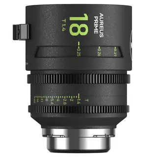 NiSi Aureus Prime 18mm T1.4 Cine Lens. PL-Mount