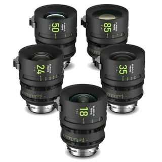 NiSi Aureus Prime 5-Lens Set Cine Lens. PL-Mount