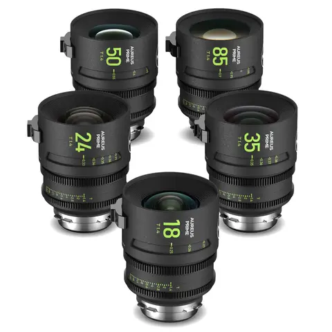 NiSi Aureus Prime 5-Lens Set Cine Lens. PL-Mount