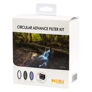 NiSi Filter 67mm Circular Advanced Kit Pakke med 3 runde 67mm filter og veske