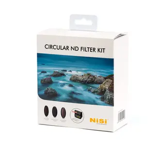 NiSi Filter 82mm Circular ND Kit Pakke med 3 stk. 82mm ND-filter og veske