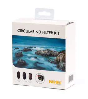 NiSi Filter 82mm Circular ND Kit Pakke med 3 stk. 82mm ND-filter og veske