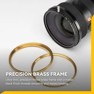 NiSi True Color Pro Nano CPL Filter 46mm Nano Brass Frame 46mm