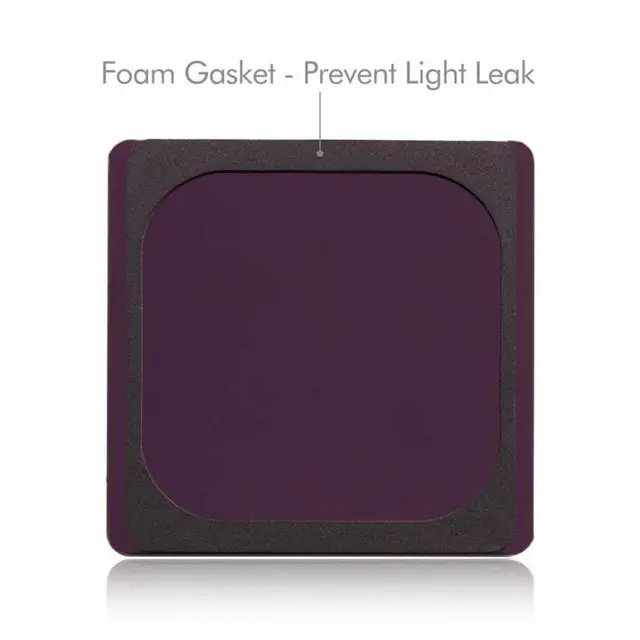 NiSi 75x80mm Nano IR Neutral Density ND8 ND8 (0.9) – 3 Stop Gråfilter demper lyse 