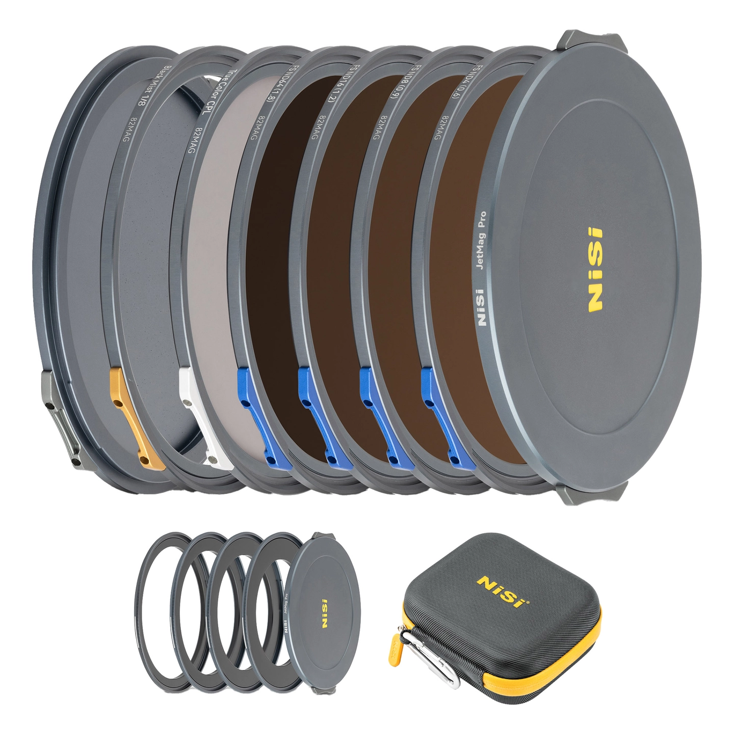 NiSi JetMag Pro 82 Cinema Kit 82mm Magnet FilterKIT ND/CPL/Black Mist.