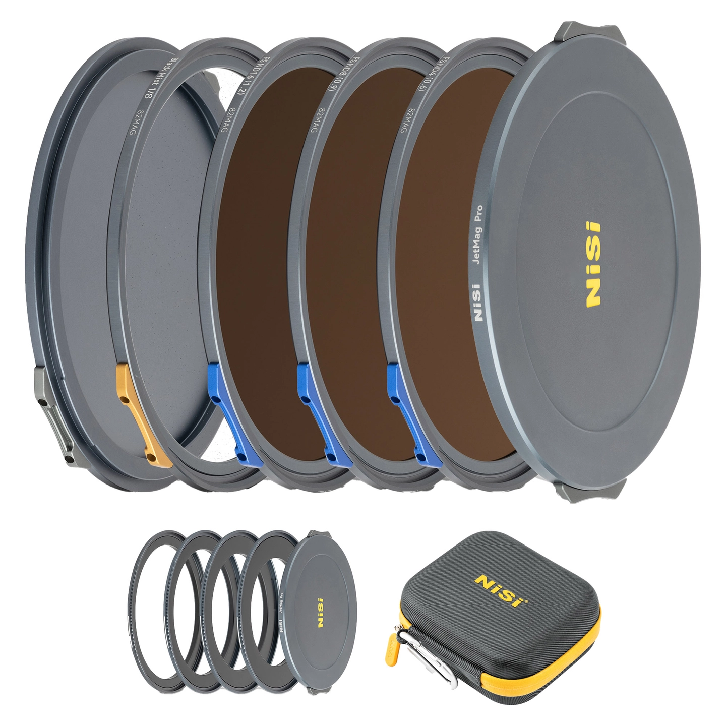 NiSi JetMag Pro 82 Filmmaker Kit 82mm Magnetisk filterkit Black Mist +ND4/8/16