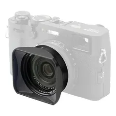 NiSi JetMag Pro Lens Hood, UV-Filter And Cap for Fuji X100 Series Black