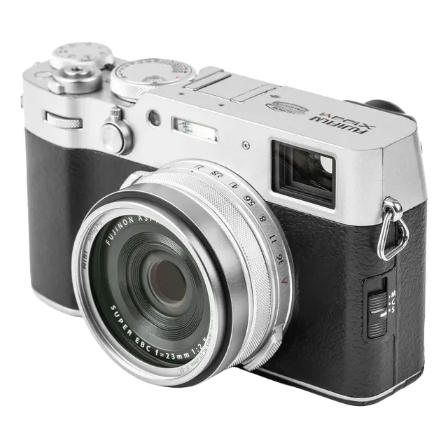 NiSi JetMag Pro Lens Hood, UV-Filter And Cap for Fuji X100 Series Silver 