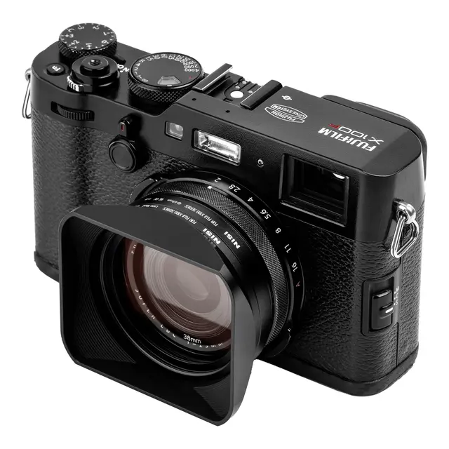 NiSi Lens Hood, UV-Filter & Cap For Fujifilm X100 Series. Black 