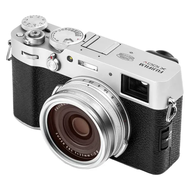 NiSi Lens Hood, UV-Filter & Cap For Fujifilm X100 Series. Silver 