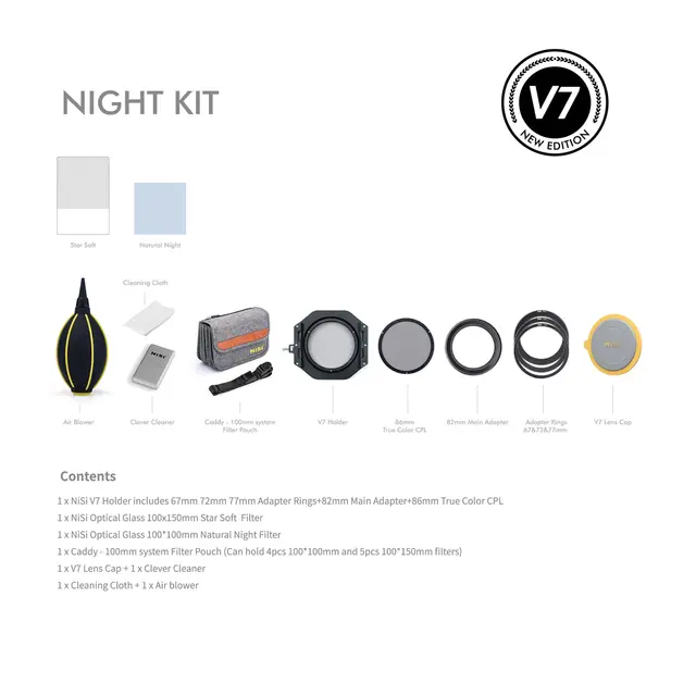 NiSi Night Kit V7 100mm Filter 