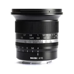 NiSi 15mm f/4 Fuji X-mount Vidvinkel, manuell fokus