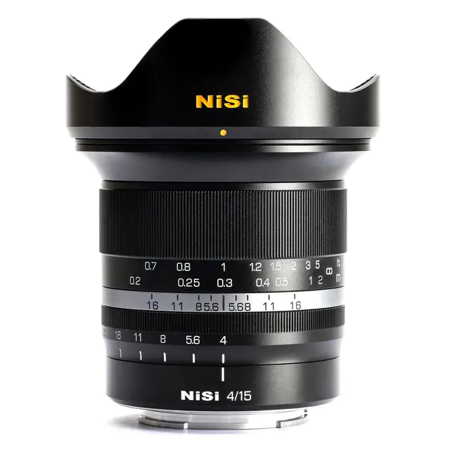NiSi 15mm f/4 Sony E-mount Vidvinkel, manuell fokus 
