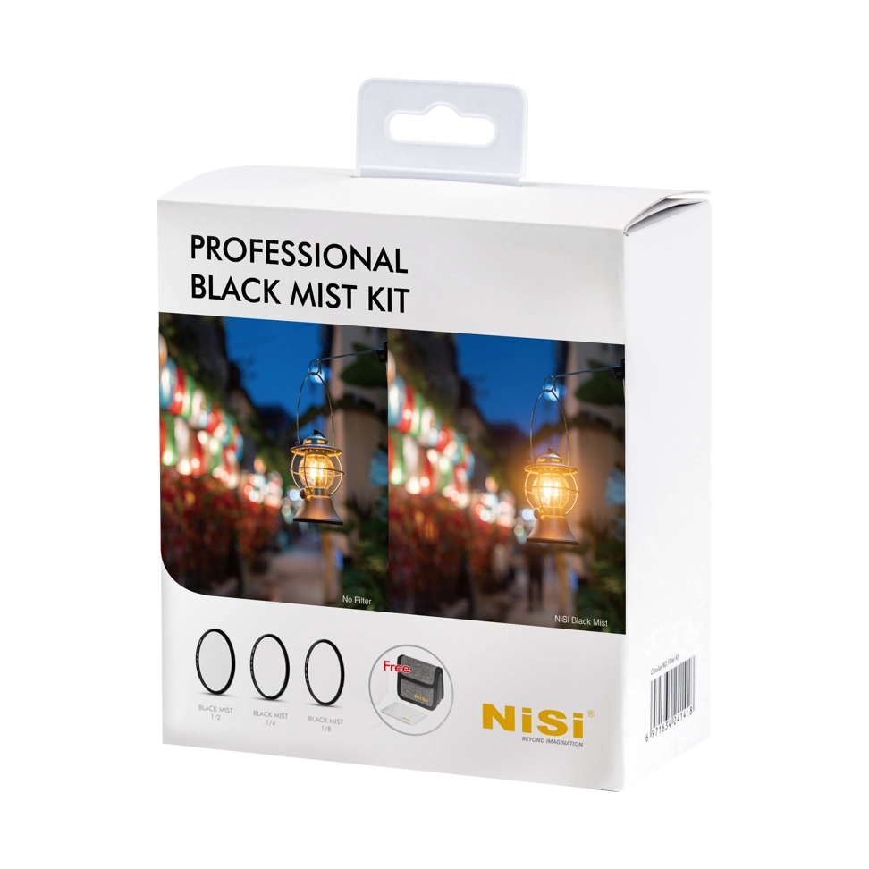 NiSi Filter Professional Black Mist Kit 49mm 1/2, 1/4, 1/8 og Etui