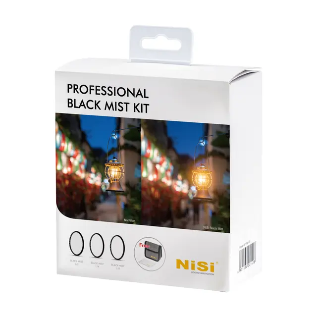 NiSi Filter Professional Black Mist Kit 67mm 1/2, 1/4, 1/8 og Etui 