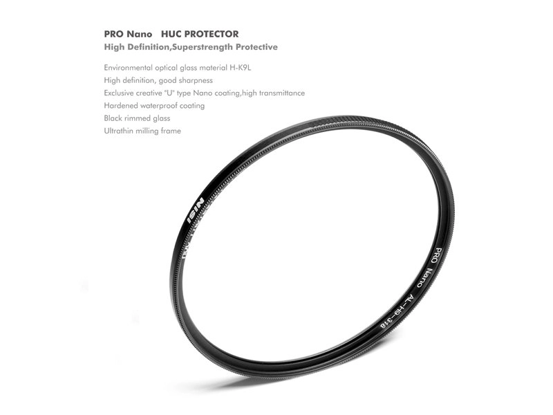 NiSi Filter Protector Huc 86mm 86mm Beskyttelse filter