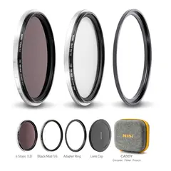 NiSi Filter Swift System Add On Kit 67 - 95mm 4 Stop ND + Black Mist 1/4