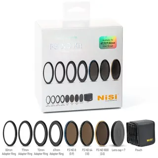 NiSi Filter Swift System FS ND Kit 67, 72, 77 og 82mm (8+64+1000)