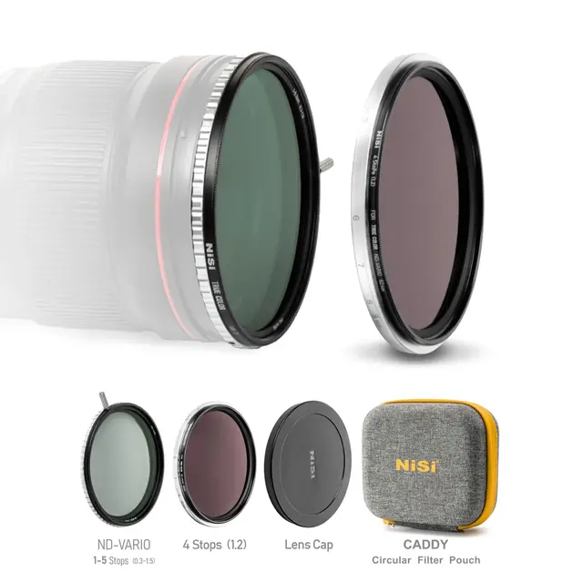 NiSi Filter Swift System VND Kit 82mm 1-5 Vario ND + ND16 (1-9 stop) 