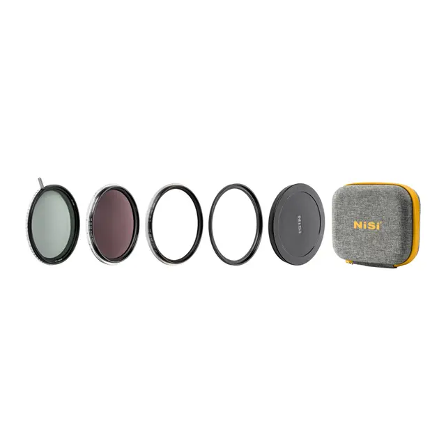 NiSi Swift VND Mist Kit 1-9 Stops 82mm 82mm 1-5 Stops VND, 4xND, Black Mist 1/4 