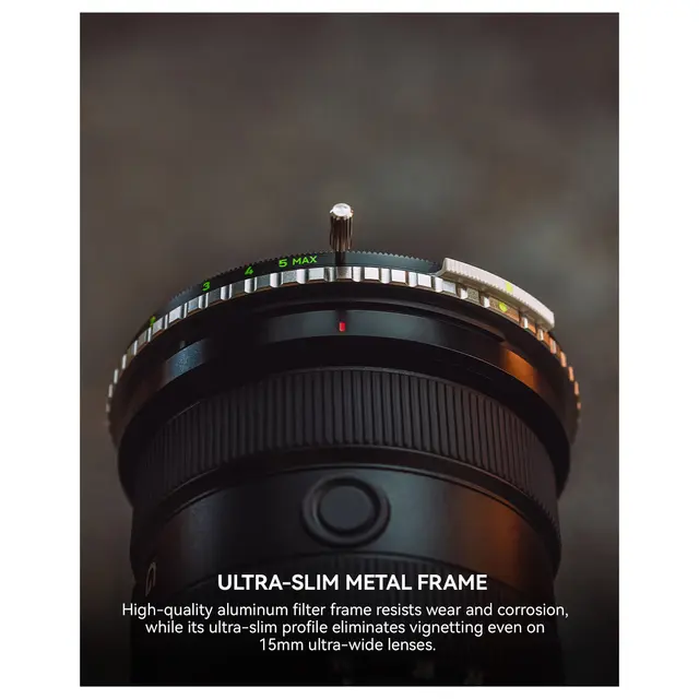 NiSi VND/PL 1-5 Stops True Color 49mm 49mm 