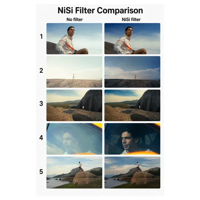 NiSi VND/PL 1-5 Stops True Color 49mm 49mm 