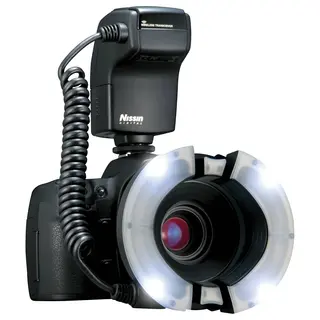 Nissin Macro Ring Flash MF18 Canon Makro blits E-TTL og E-TTL II