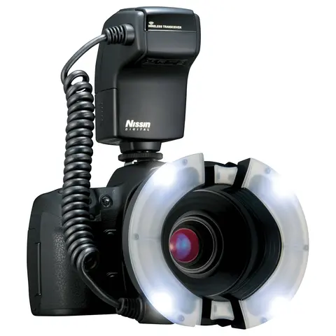 Nissin Macro Ring Flash MF18 Canon Makro blits E-TTL og E-TTL II