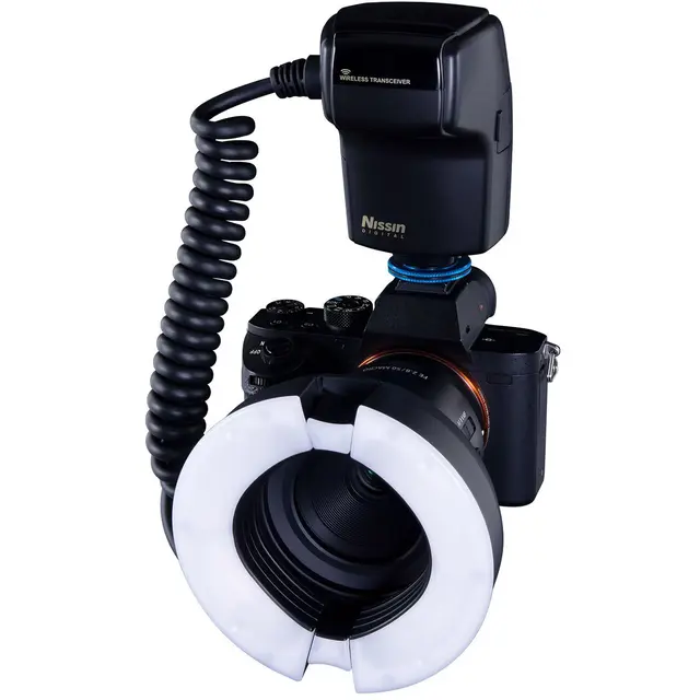 Nissin Macro Ring Flash MF18 Sony Makro ringblits 