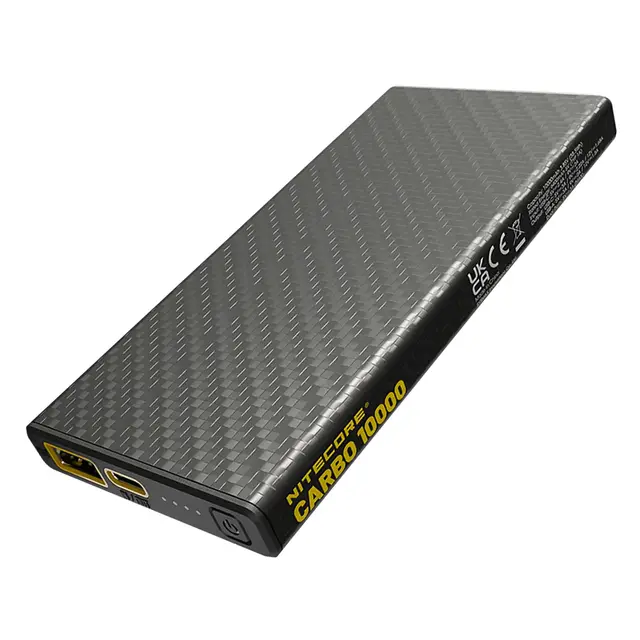 Nitecore Carbo 10000 Powerbank Carbon Fiber. 10000mAh 