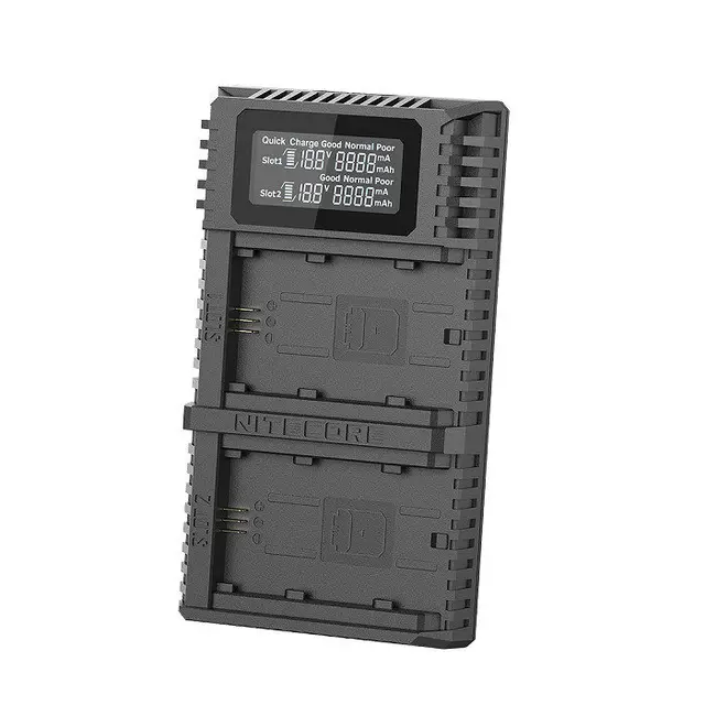 Nitecore USN4 PRO Dobbel Lader For Sony For Sony NP-FZ100 batterier 